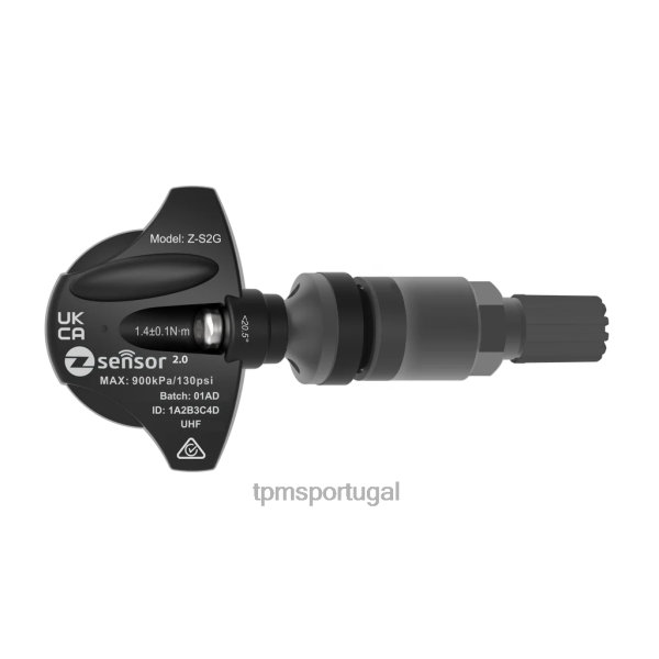 Sensor TPMS Autel - Sensor tpms de substituição renault oe - oe p/n 407009322r, 407005642r freq 433mhz Z8826935 haste da válvula metálica - cinza escuro
